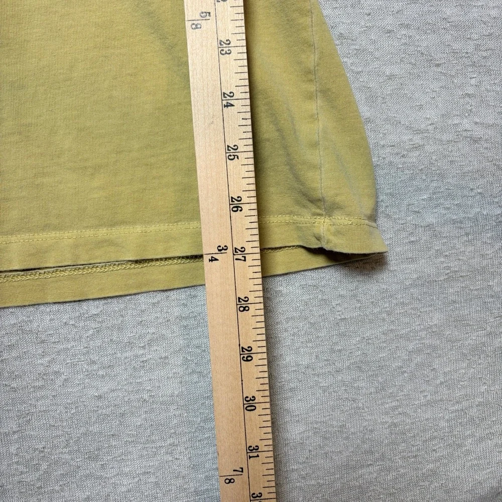 Mens Tshirt XL Yellow Hilo Hawaii Pocket Souvenir Tropical Cotton Tee